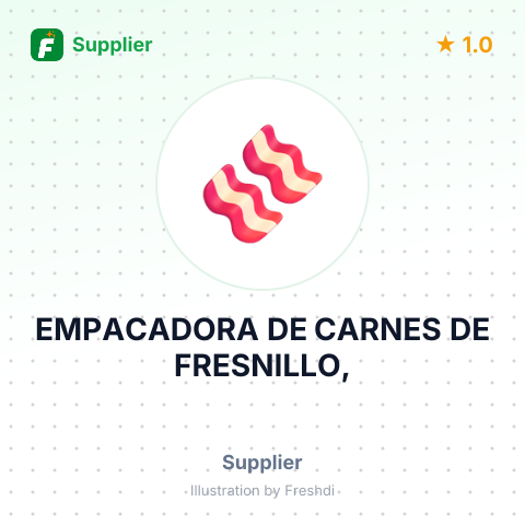 EMPACADORA DE CARNES DE FRESNILLO, – summary card, no photo uploaded yet
