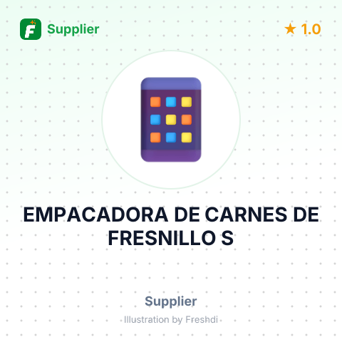 EMPACADORA DE CARNES DE FRESNILLO S – summary card, no photo uploaded yet