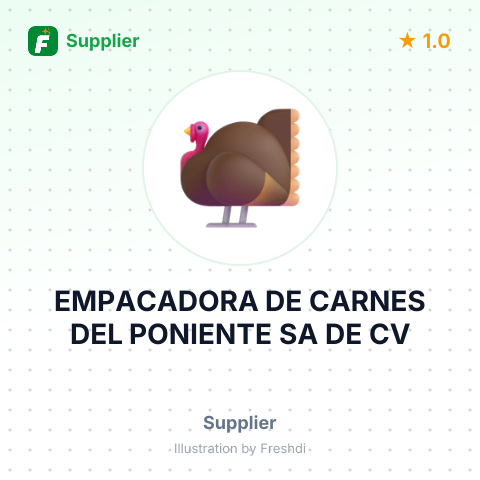 EMPACADORA DE CARNES DEL PONIENTE SA DE CV – summary card, no photo uploaded yet