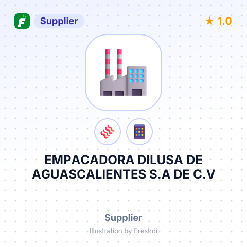 EMPACADORA DILUSA DE AGUASCALIENTES S.A DE C.V – summary card, no photo uploaded yet