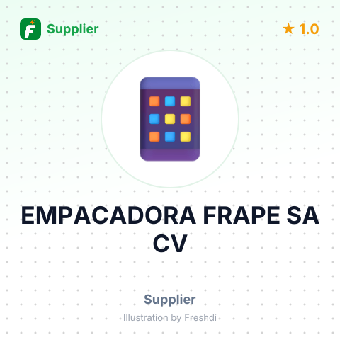 EMPACADORA FRAPE SA CV – summary card, no photo uploaded yet