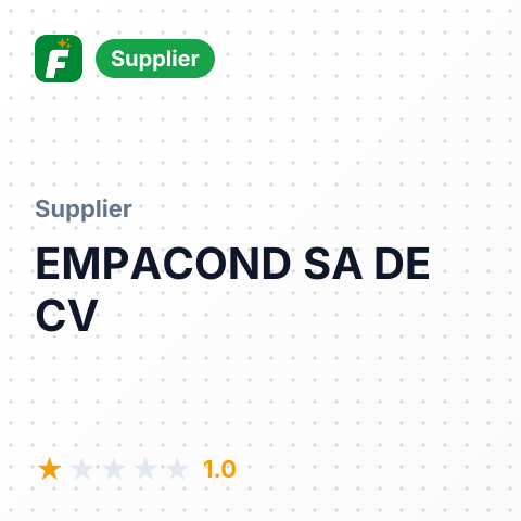 EMPACOND SA DE CV – summary card, no photo uploaded yet