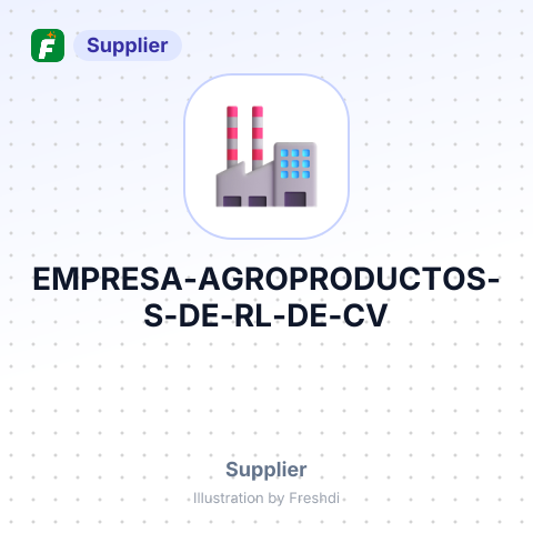 EMPRESA AGROPRODUCTOS S DE RL DE CV – summary card, no photo uploaded yet