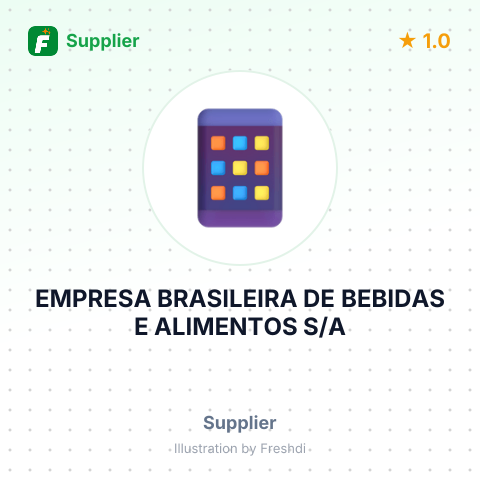 EMPRESA BRASILEIRA DE BEBIDAS E ALIMENTOS S/A – summary card, no photo uploaded yet