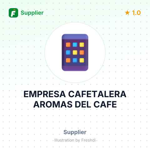 EMPRESA CAFETALERA AROMAS DEL CAFE – summary card, no photo uploaded yet