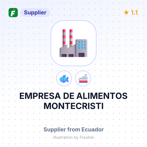 EMPRESA DE ALIMENTOS MONTECRISTI – summary card, no photo uploaded yet