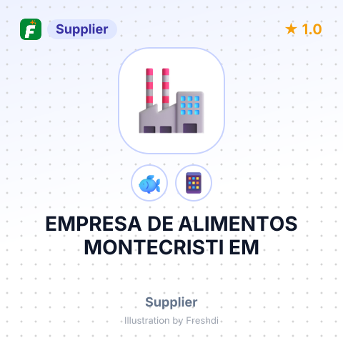 EMPRESA DE ALIMENTOS MONTECRISTI EM – summary card, no photo uploaded yet