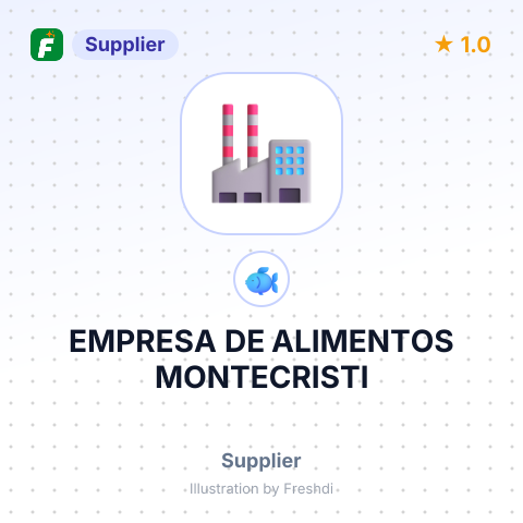 EMPRESA DE ALIMENTOS MONTECRISTI – summary card, no photo uploaded yet