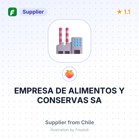 EMPRESA DE ALIMENTOS Y CONSERVAS SA – summary card, no photo uploaded yet
