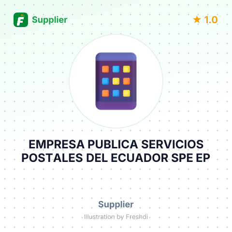 EMPRESA PUBLICA SERVICIOS POSTALES DEL ECUADOR SPE EP – summary card, no photo uploaded yet
