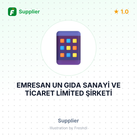 EMRESAN UN GIDA SANAYİ VE TİCARET LİMİTED ŞİRKETİ – summary card, no photo uploaded yet