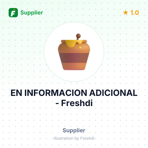 EN INFORMACION ADICIONAL – summary card, no photo uploaded yet