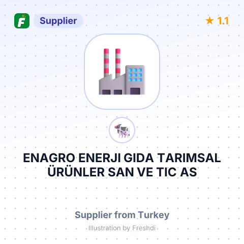 ENAGRO ENERJI GIDA TARIMSAL ÜRÜNLER SAN VE TIC AS – summary card, no photo uploaded yet