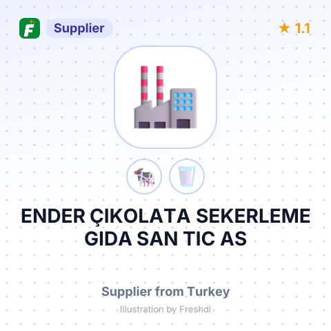 ENDER ÇIKOLATA SEKERLEME GIDA SAN TIC AS – summary card, no photo uploaded yet