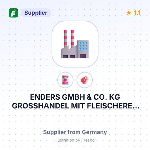 ENDERS GMBH & CO. KG GROSSHANDEL MIT FLEISCHEREI- UND GASTRONOMIEBEDARF – summary card, no photo uploaded yet