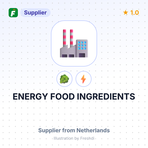 ENERGY FOOD INGREDIENTS – summary card, no photo uploaded yet
