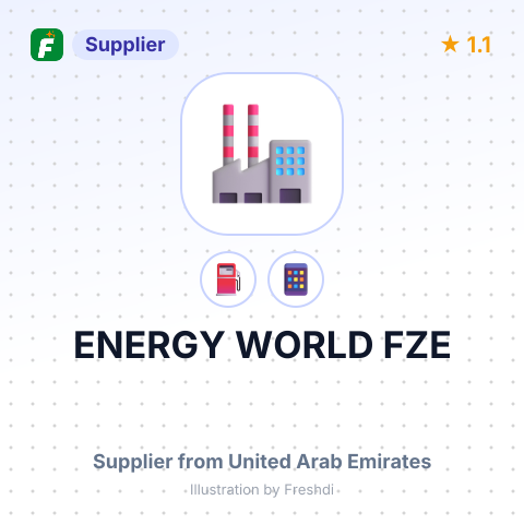 ENERGY WORLD FZE – summary card, no photo uploaded yet