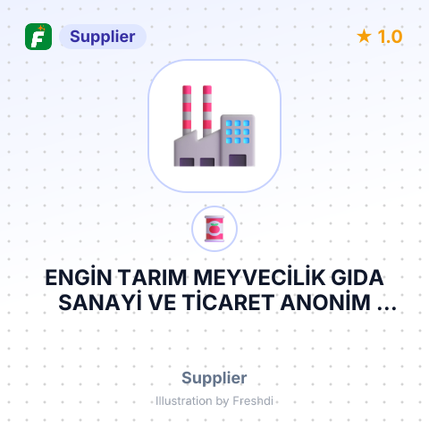 ENGİN TARIM MEYVECİLİK GIDA SANAYİ VE TİCARET ANONİM ŞİRKETİ – summary card, no photo uploaded yet