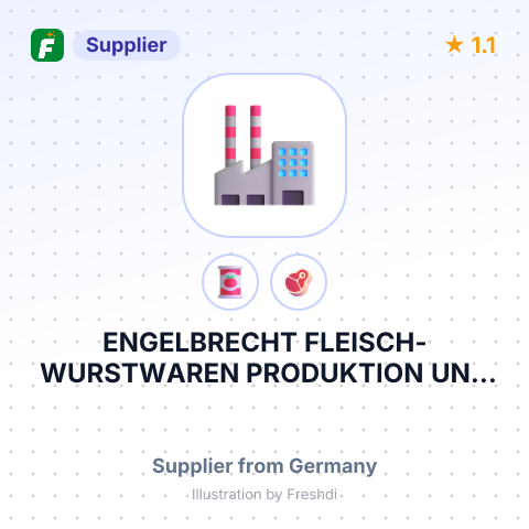 ENGELBRECHT FLEISCH-WURSTWAREN PRODUKTION UND GROSSHANDELS GMBH – summary card, no photo uploaded yet