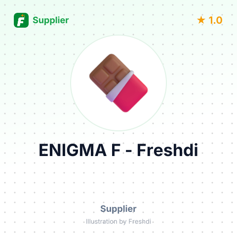 ENIGMA F – summary card, no photo uploaded yet