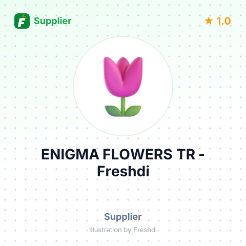 ENIGMA FLOWERS TR – summary card, no photo uploaded yet