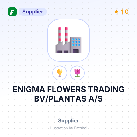 ENIGMA FLOWERS TRADING BV/PLANTAS A/S – summary card, no photo uploaded yet