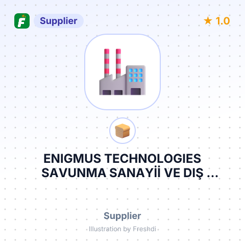 ENIGMUS TECHNOLOGIES SAVUNMA SANAYİİ VE DIŞ TİCARET LİMİTED ŞİRKETİ – summary card, no photo uploaded yet