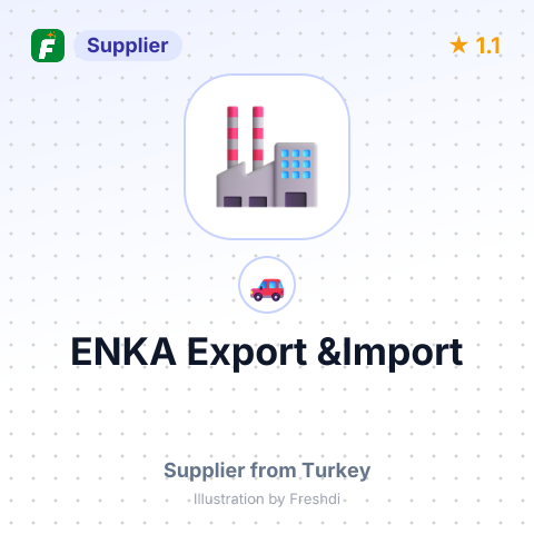 ENKA Export &Import – summary card, no photo uploaded yet