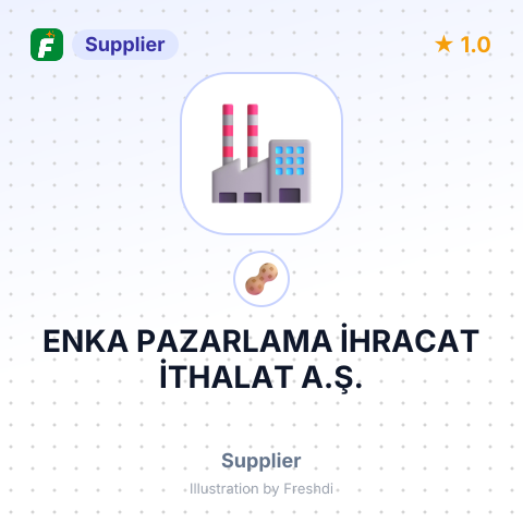 ENKA PAZARLAMA İHRACAT İTHALAT A.Ş. – summary card, no photo uploaded yet