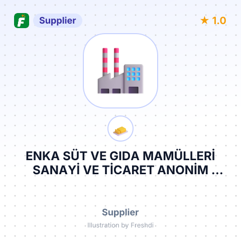 ENKA SÜT VE GIDA MAMÜLLERİ SANAYİ VE TİCARET ANONİM ŞİRKETİ – summary card, no photo uploaded yet