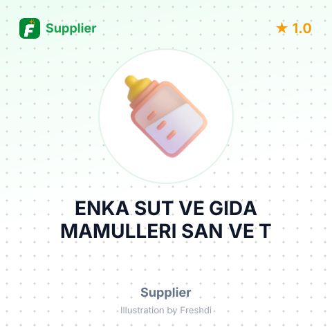 ENKA SUT VE GIDA MAMULLERI SAN VE T – summary card, no photo uploaded yet