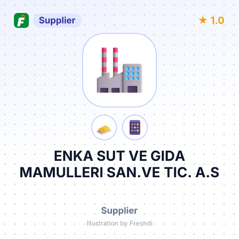 ENKA SUT VE GIDA MAMULLERI SAN.VE TIC. A.S – summary card, no photo uploaded yet