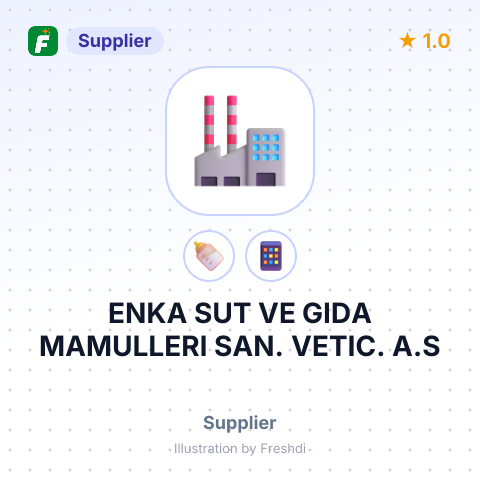 ENKA SUT VE GIDA MAMULLERI SAN. VETIC. A.S – summary card, no photo uploaded yet