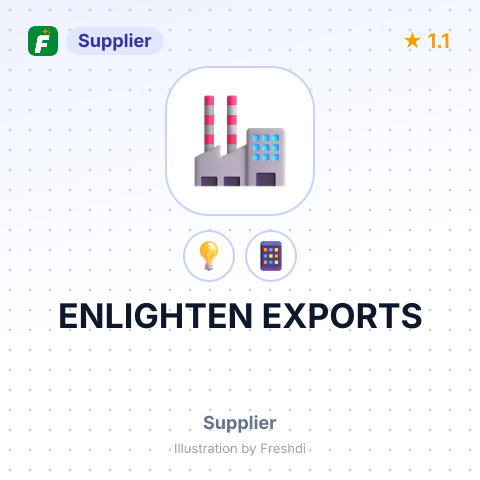 ENLIGHTEN EXPORTS – summary card, no photo uploaded yet
