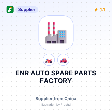 ENR AUTO SPARE PARTS FACTORY – summary card, no photo uploaded yet