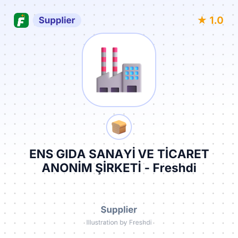 ENS GIDA SANAYİ VE TİCARET ANONİM ŞİRKETİ – summary card, no photo uploaded yet