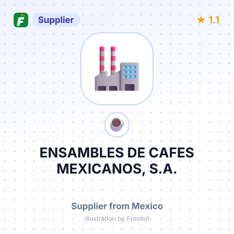 ENSAMBLES DE CAFES MEXICANOS, S.A. – summary card, no photo uploaded yet