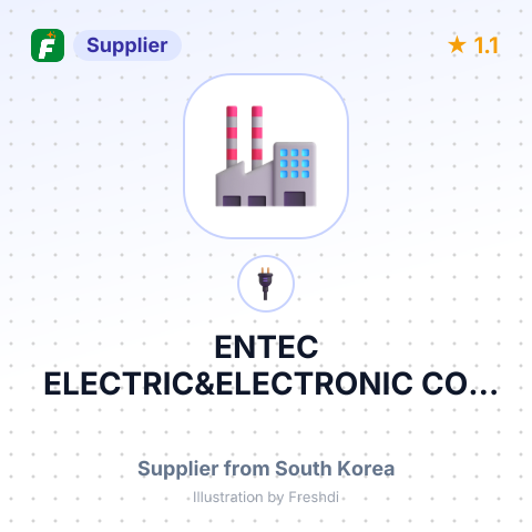 ENTEC ELECTRIC&ELECTRONIC CO., LTD. – summary card, no photo uploaded yet