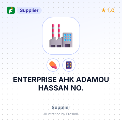 ENTERPRISE AHK ADAMOU HASSAN NO. – summary card, no photo uploaded yet