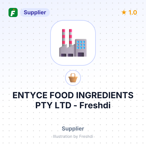 ENTYCE FOOD INGREDIENTS PTY LTD – summary card, no photo uploaded yet