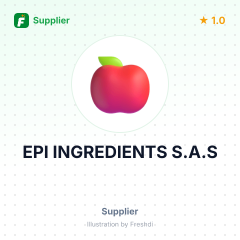 EPI INGREDIENTS S.A.S – summary card, no photo uploaded yet