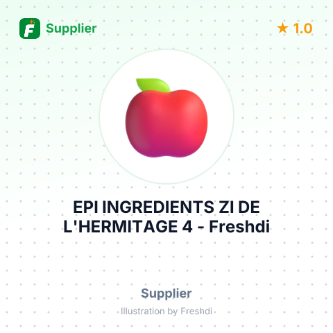 EPI INGREDIENTS ZI DE L'HERMITAGE 4 – summary card, no photo uploaded yet
