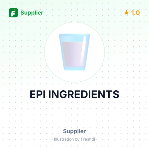 EPI INGREDIENTS – summary card, no photo uploaded yet