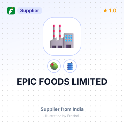 EPIC FOODS LIMITED – summary card, no photo uploaded yet
