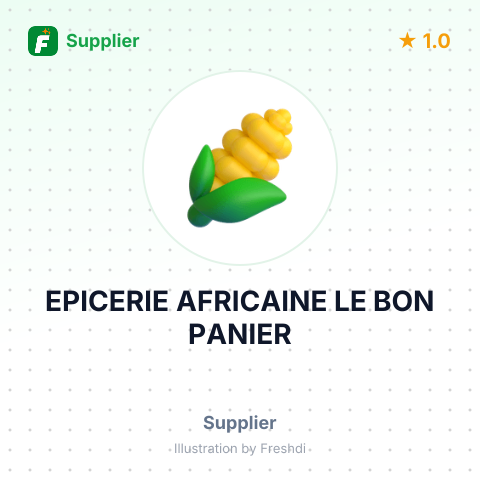 EPICERIE AFRICAINE LE BON PANIER – summary card, no photo uploaded yet