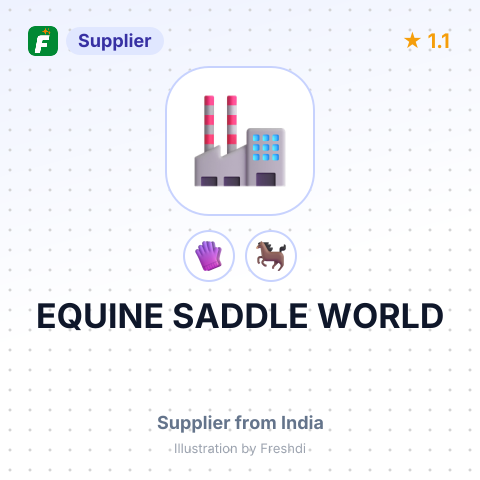 EQUINE SADDLE WORLD – summary card, no photo uploaded yet
