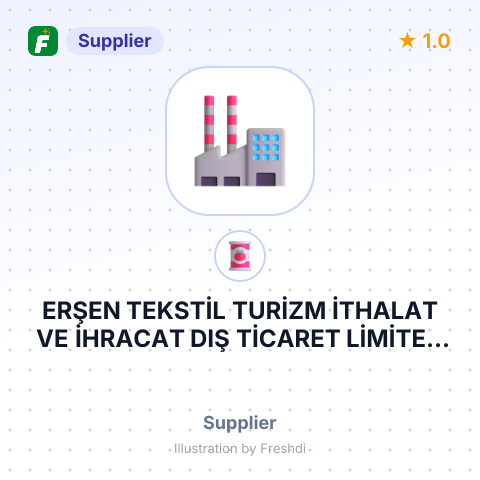 ERŞEN TEKSTİL TURİZM İTHALAT VE İHRACAT DIŞ TİCARET LİMİTED ŞİRKETİ – summary card, no photo uploaded yet