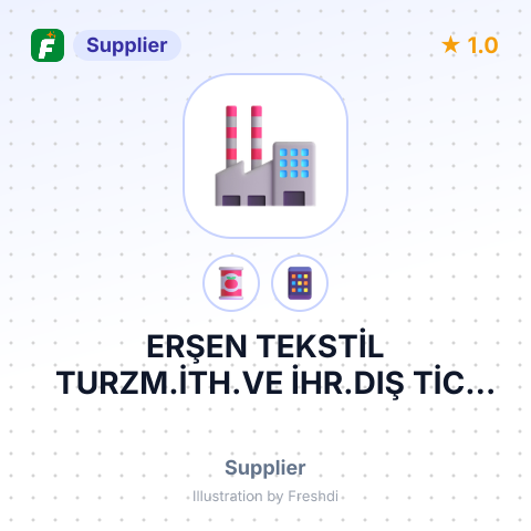 ERŞEN TEKSTİL TURZM.İTH.VE İHR.DIŞ TİC. LTD – summary card, no photo uploaded yet