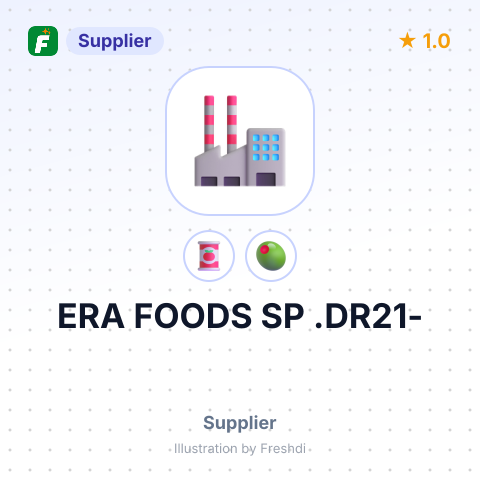 ERA FOODS SP .DR21- – summary card, no photo uploaded yet