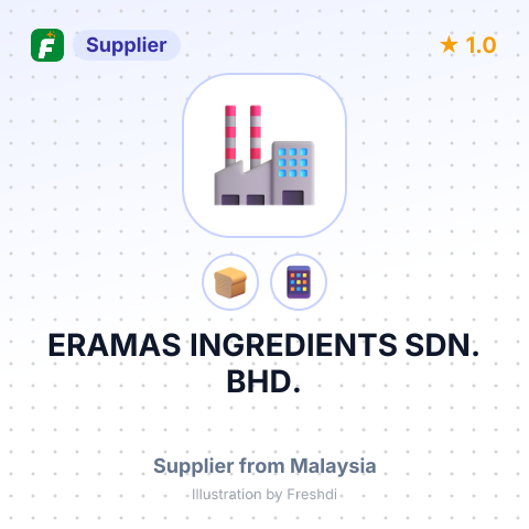 ERAMAS INGREDIENTS SDN. BHD. – summary card, no photo uploaded yet